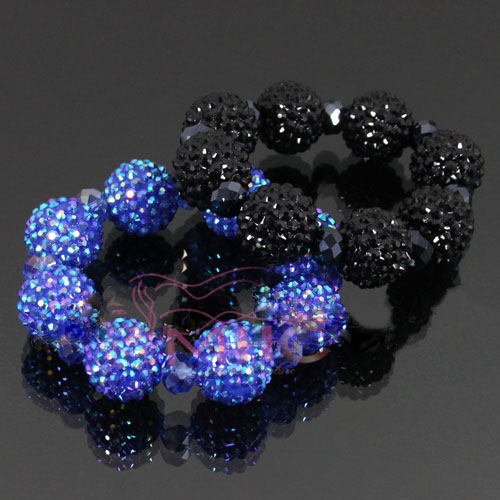 Crystal Rhinestone Ball Bracelet